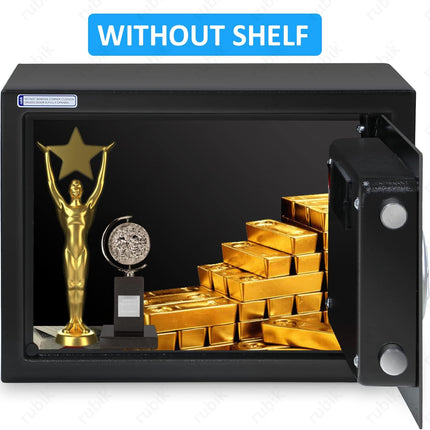 Rubik Medium Digital Safe Box with Keys, RB-25EGC (25x35x25cm)
