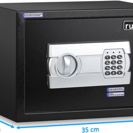 Rubik Medium Digital Safe Box with Keys, RB-25EGC (25x35x25cm)