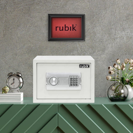 Rubik Medium Digital Safe Box with Keys, RB-25EGC (25x35x25cm)