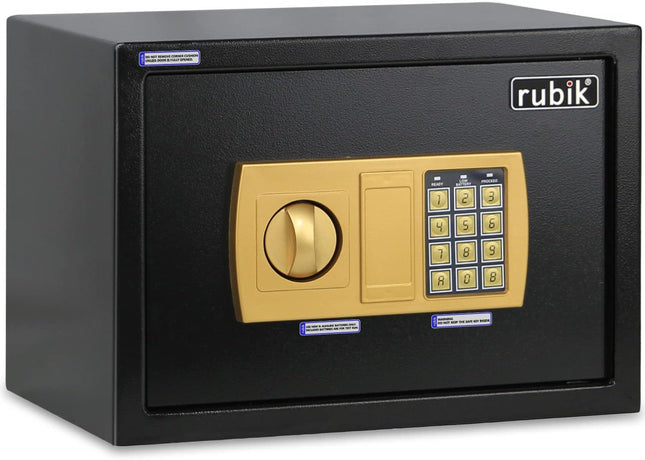 Rubik Medium Digital Safe Box with Keys, RB-25E (25x35x25cm)
