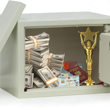 Rubik Medium Digital Safe Box with Keys, RB25EDS (25x35x25cm)
