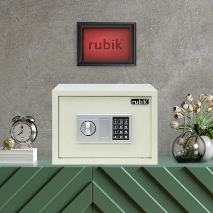Rubik Medium Digital Safe Box with Keys, RB25EDS (25x35x25cm)