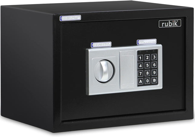 Rubik Medium Digital Safe Box with Keys, RB25EDS (25x35x25cm)