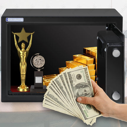 Rubik Medium Digital Safe Box with Keys, RB25EDS (25x35x25cm)