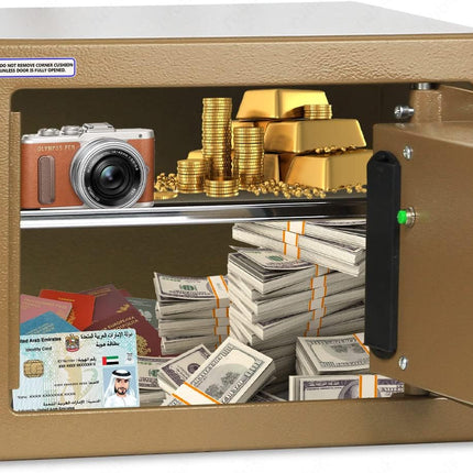 Rubik Medium Digital Safe Box with Keys, RB-25D (25x35x25cm)