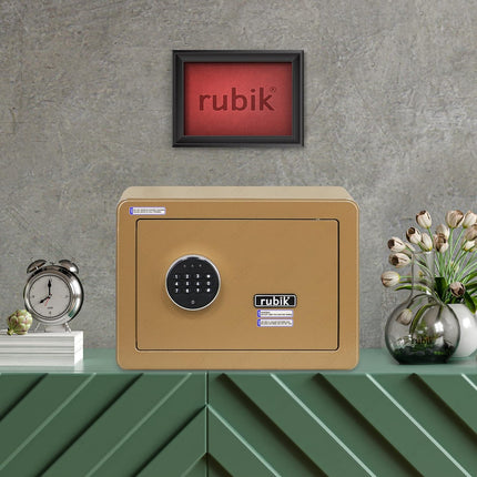 Rubik Medium Digital Safe Box with Keys, RB-25D (25x35x25cm)