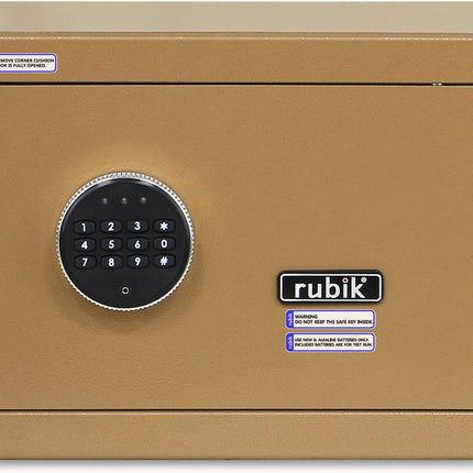 Rubik Medium Digital Safe Box with Keys, RB-25D (25x35x25cm)