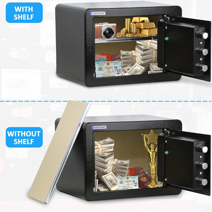 Rubik Medium Digital Safe Box with Keys, RB-25D (25x35x25cm)