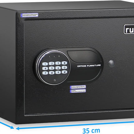 Rubik Medium Digital Safe Box with Keys, RB-25K1 (25x35x25cm)
