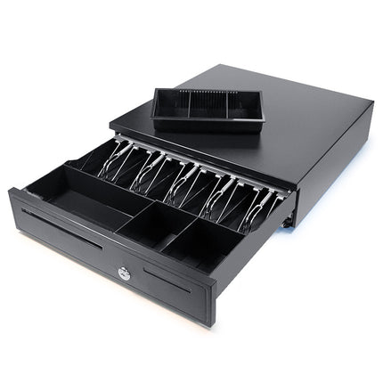 Rubik Cash Drawer Register, 5 Cash Bills and Coins Compartment, RB-405B