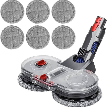 Mop Head Set For Dyson Slim V7 V8 V10 V11 V15 SV18 Cordless Vacuum Cleaner, Mop Head + Water Tank + 6 Wipes