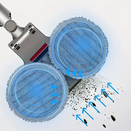 Mop Head Set For Dyson Cordless Vacuum V7 V8 V10 V11, Mop Head + Water Tank + 6 Wipes