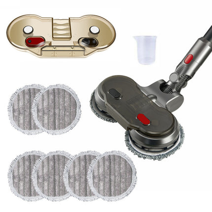Mop Head Set For Dyson Cordless Vacuum V7 V8 V10 V11, Mop Head + Water Tank + 6 Wipes