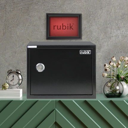 Rubik Large Key Operated Safe Box RB30K-11Kg (30x38x30cm)