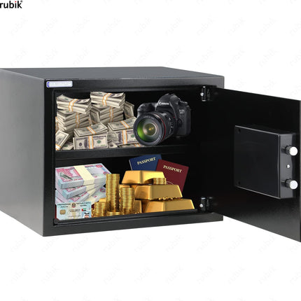 Rubik Large Key Operated Safe Box RB30K-11Kg (30x38x30cm)