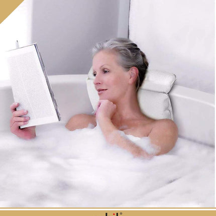 Ergonomic Non Slip Bathtub Pillow Neck Rest Cushion for Bath Tub