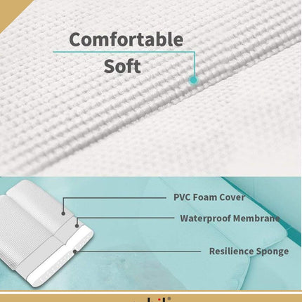 Ergonomic Non Slip Bathtub Pillow Neck Rest Cushion for Bath Tub