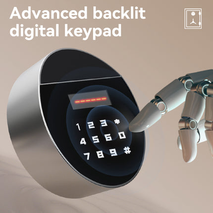 Deli T601 Fireproof Safe, Digital Security Safe Box for Home & Office, Heavy-Duty 1-Hour Fireproof Steel Safe 50.5kg (60x45x40cm) Dark Grey