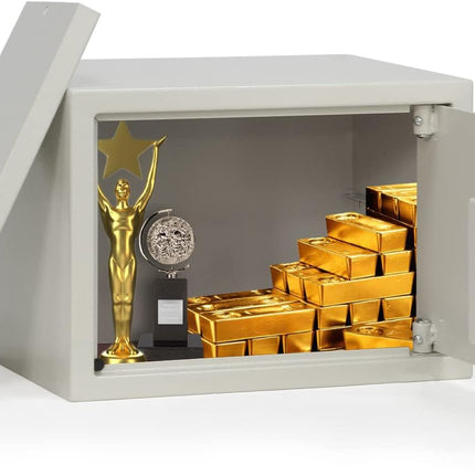 Rubik Medium Manual Key Safe Box with 3 Keys, RB25K (25x35x25cm)