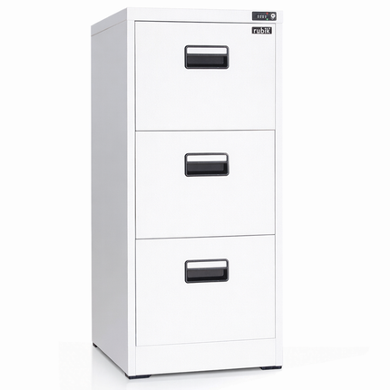 3 Drawer Vertical Steel Filing Hanger Cabinet with 4-Digit Combination Lock for A4 and FC Hanging Files
