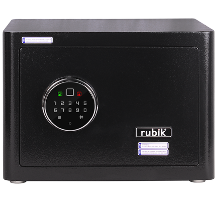 Rubik Biometric Fingerprint Safe Box RB25AG (25x35x28cm) Black