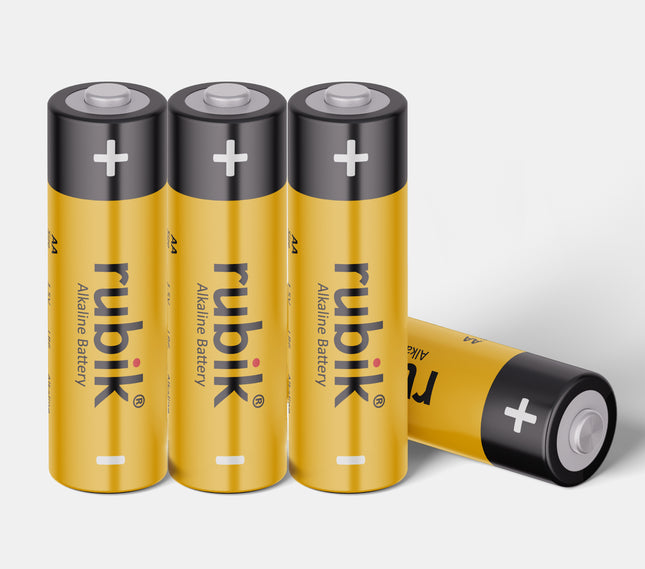 Rubik AA 1.5V Alkaline Long Lasting LR6 Batteries