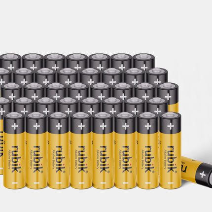 Rubik AA 1.5V Alkaline Long Lasting LR6 Batteries