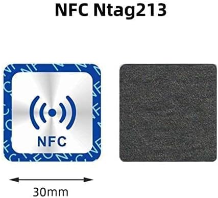Rubik Anti Metal NFC Tag NTAG213 Self-adhesive Stickers Support 13.56mhz Mifare Readers (6pc)