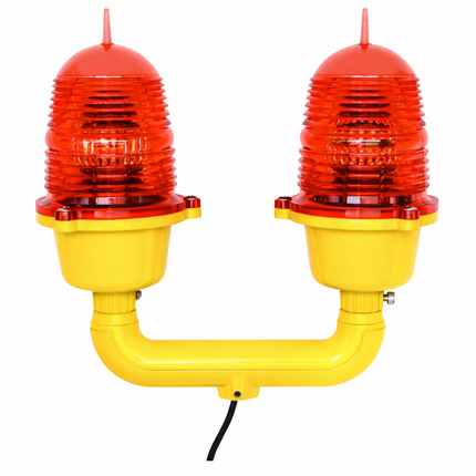 Low Intensity Obstruction Light, Steady Red Double LED Beacons, FAA L-810 Aviation Warning Lamp