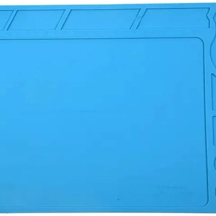 TE-609 Soldering Repair Mat 33x21cm - Silicone Heat Resistant Work Station Desk Pad