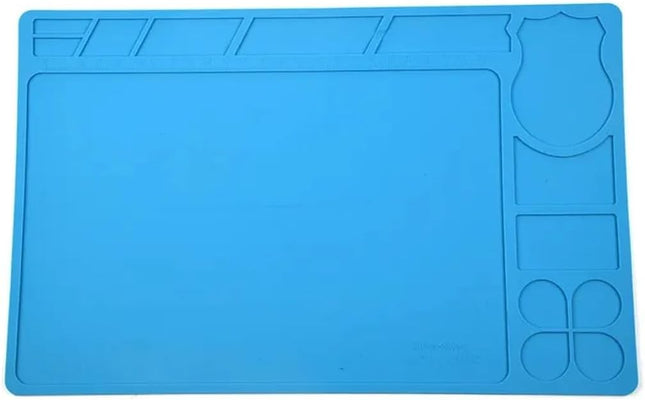 TE-609 Soldering Repair Mat 33x21cm - Silicone Heat Resistant Work Station Desk Pad