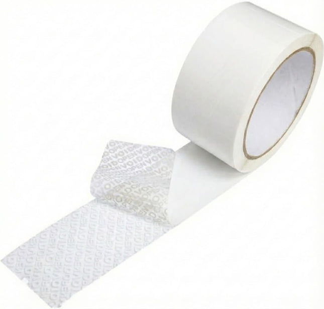 White Void Open Tape Tamper Evident, 50mm Width x 50m Length, Security Seals Transfer Tape (Copy)
