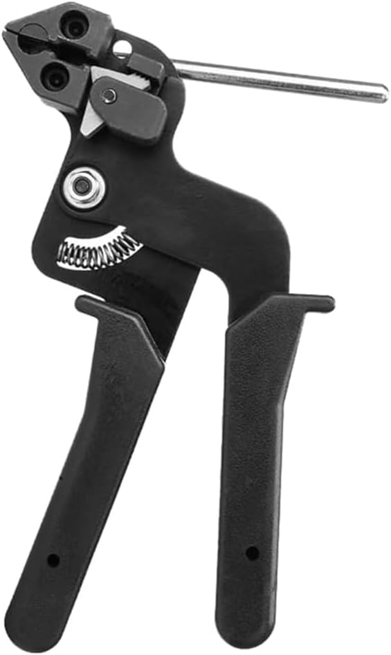 Stainless Steel Cable Tie Tensioning & Cutting Tool for 12mm Width & 0.3mm Thick Self-Locking Zip Ties