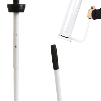 Rubik Stretch Film Roll Dispenser 40-46cm Adjustable Height Heavy-Duty Hand Stretch Wrap Holder