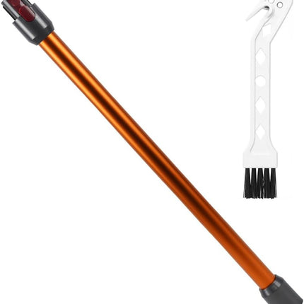 Replacement Extension Wand for Dyson V7, V8, V10, V11, V15 Cordless Vacuum Cleaner with Cleaning Brush (Orange)