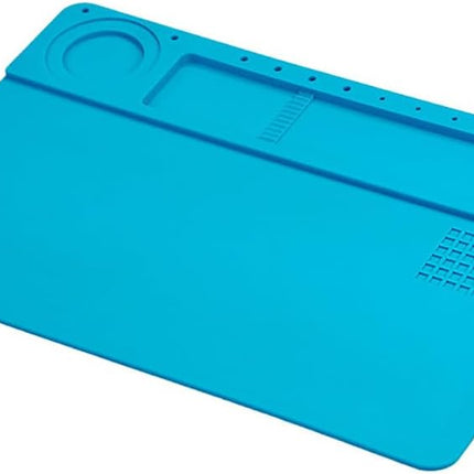 TE-602 Soldering Repair Mat 38x26cm - Silicone Heat Resistant Work Station Desk Pad