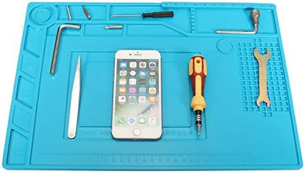 S-150 Magnetic Silicone Desk Mat – Heat Resistant Soldering & Electronics Repair Work Pad