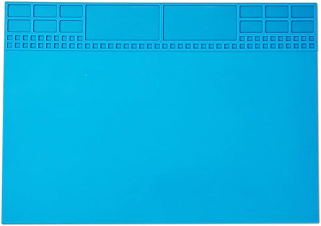 TE-504 Soldering Repair Mat 35x25cm - Silicone Heat Resistant Work Station Desk Pad