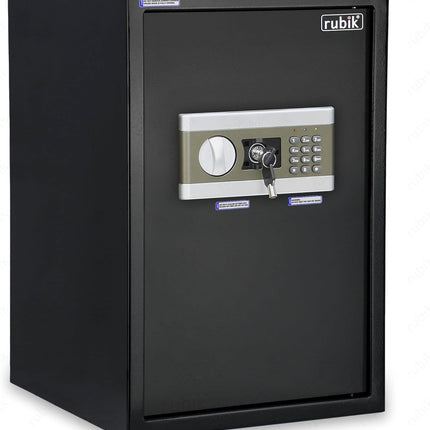 Rubik Large Digital Safe Box with Keys, RB50EP (50x35x30cm)