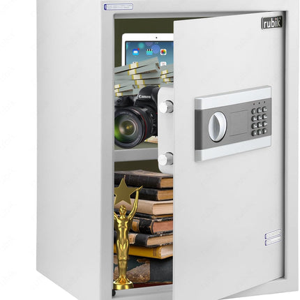 Rubik Large Digital Safe Box with Keys, RB50EP (50x35x30cm)