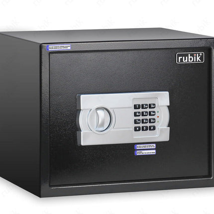 Rubik Large Digital Safe Box with Keys, RB-30EG (30x38x30cm)