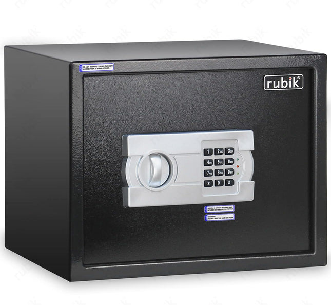 Rubik Large Digital Safe Box with Keys, RB-30EG (30x38x30cm)