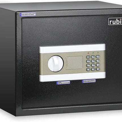 Rubik Large Digital Safe Box with Keys, RB30EP (30x38x30cm)