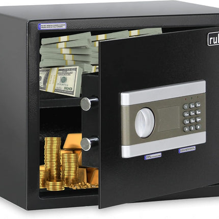 Rubik Large Digital Safe Box with Keys, RB30EP (30x38x30cm)