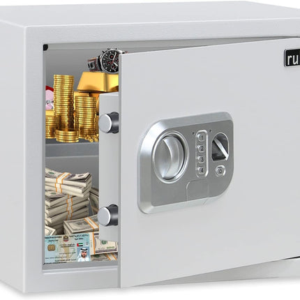 Rubik Large Fingerprint Safe Box with Digital & Key Lock, RBFPN30 (30x38x30cm)