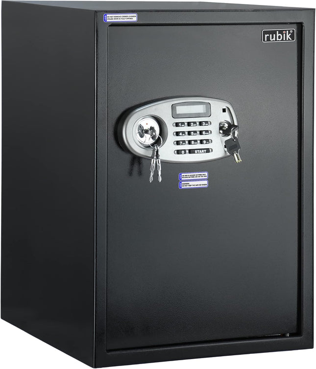Rubik Large Digital Safe Box with Dual Key Lock, RB50ED (50x35x30cm)
