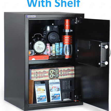 Rubik Large Digital Safe Box with Dual Key Lock, RB50ED (50x35x30cm)