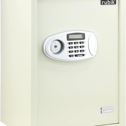 Rubik Large Digital Safe Box with Dual Key Lock, RB50ED (50x35x30cm)