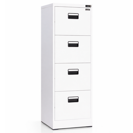 4 Drawer Vertical Steel Filing Hanger Cabinet with 4-Digit Combination Lock for A4 and FC Hanging Files