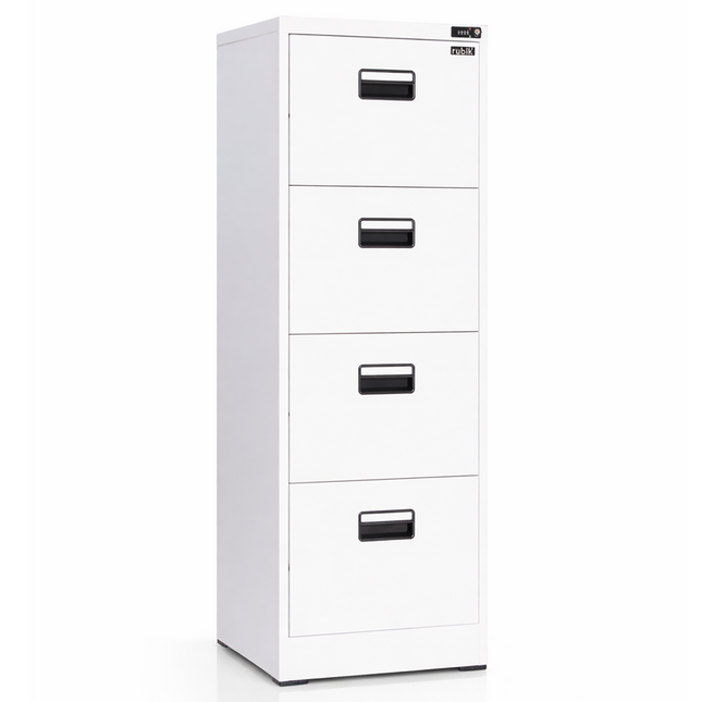 4 Drawer Vertical Steel Filing Hanger Cabinet with 4-Digit Combination Lock for A4 and FC Hanging Files